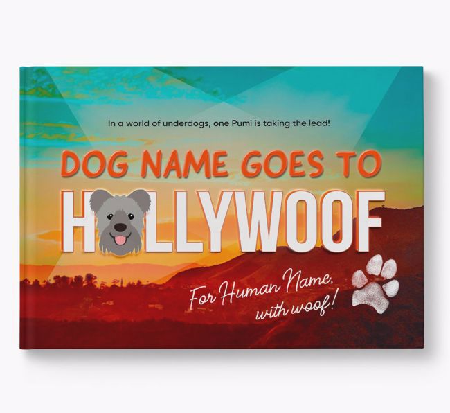 Personalised Book: Hungarian Pumi Goes to Hollywoof